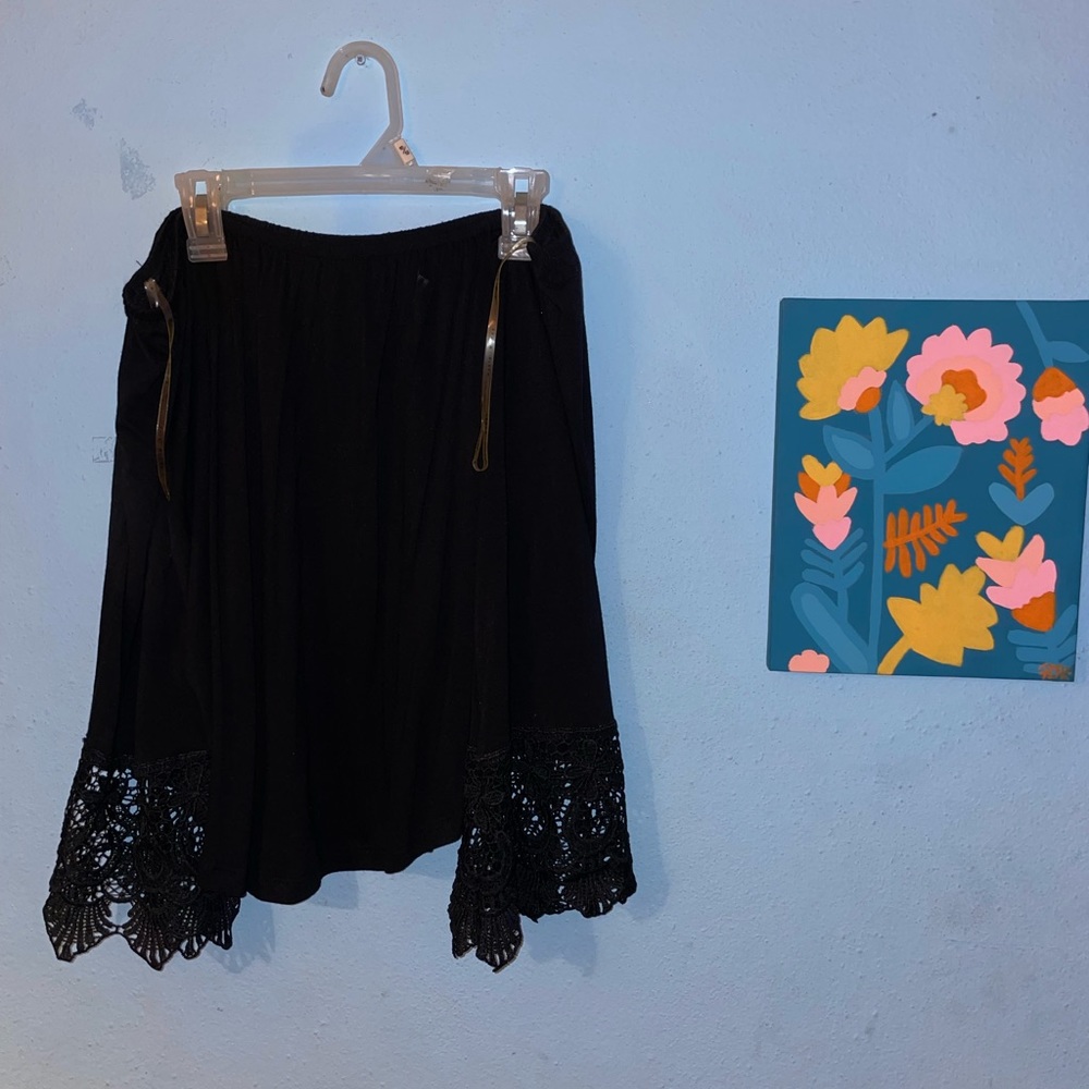 black strapless